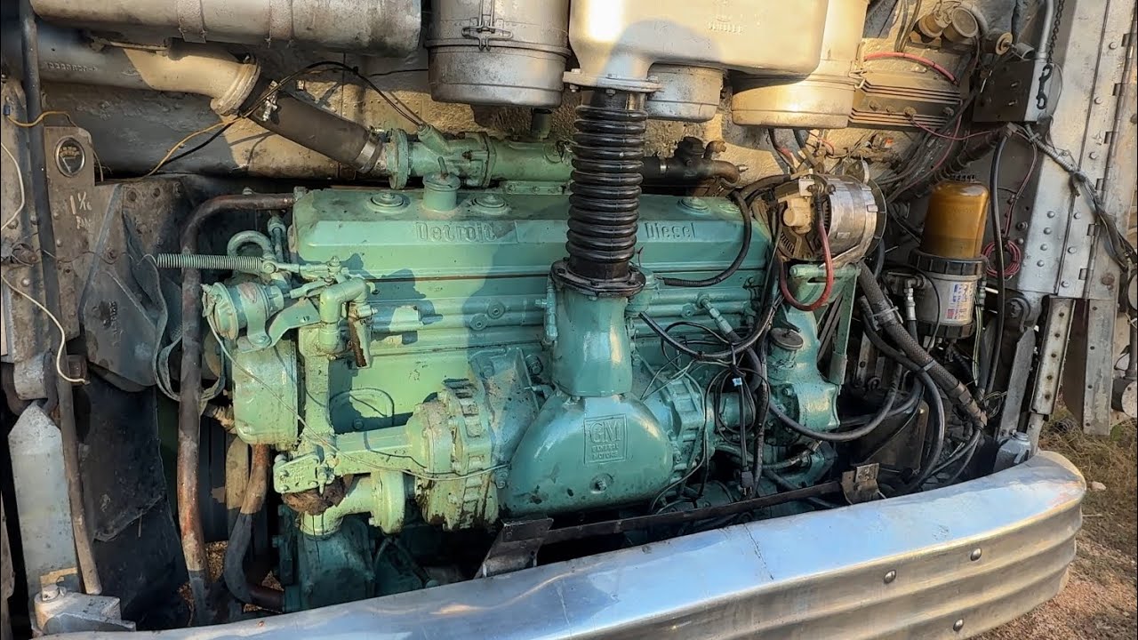 Ремонт системы охлаждения Detroit Diesel 6-71, 2-тактный, визжащий