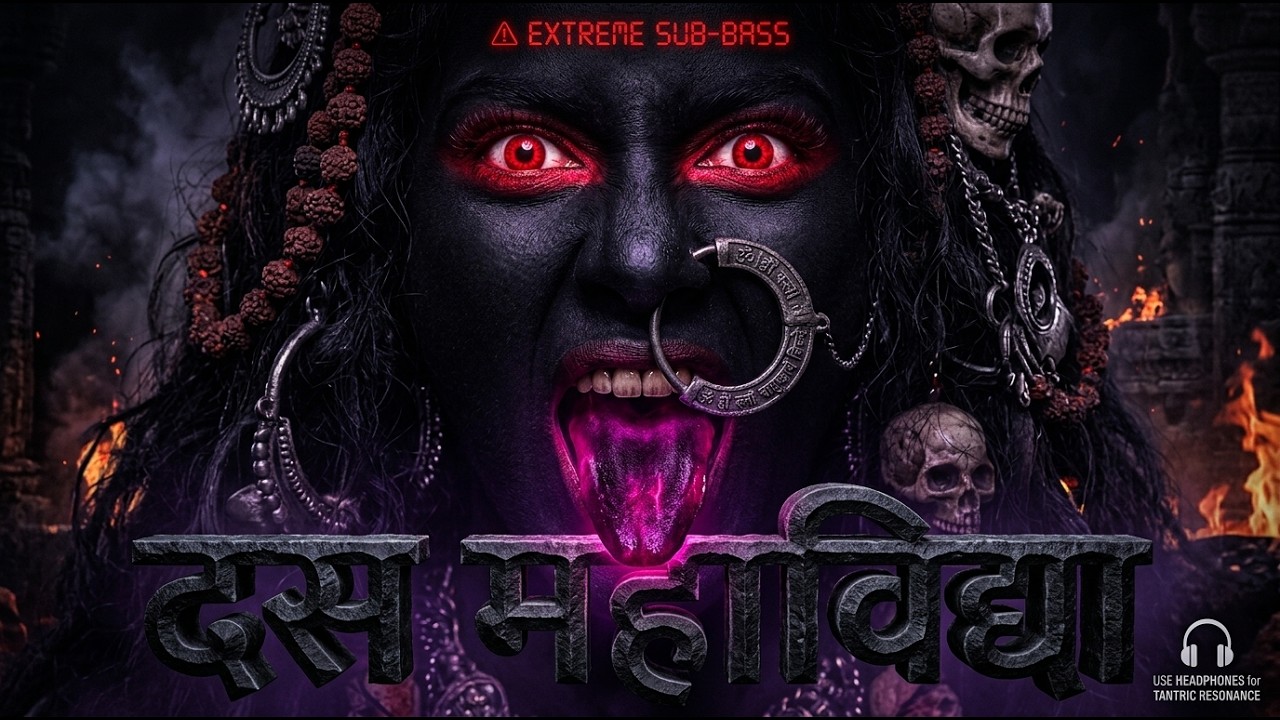 Mahavidya Stotram Remix 2026 | Tantric Techno Music | Meditation & Workout Bass