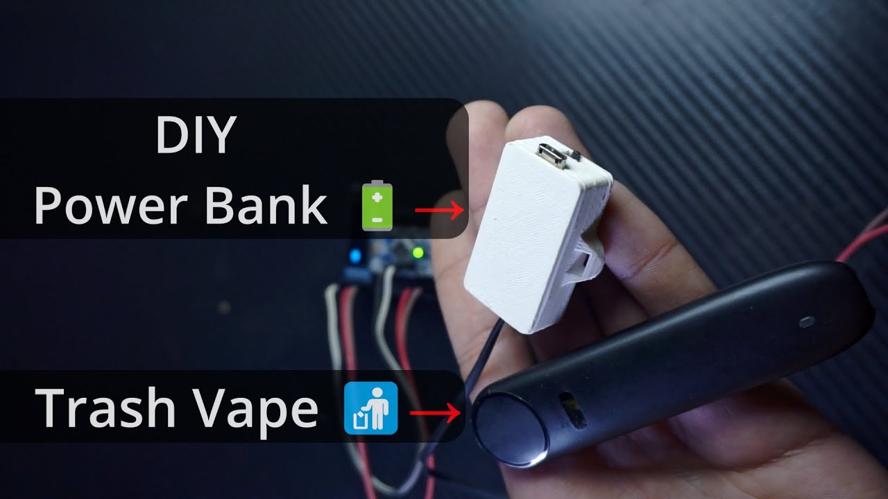 DIY Power Bank from disposable Vape Battery