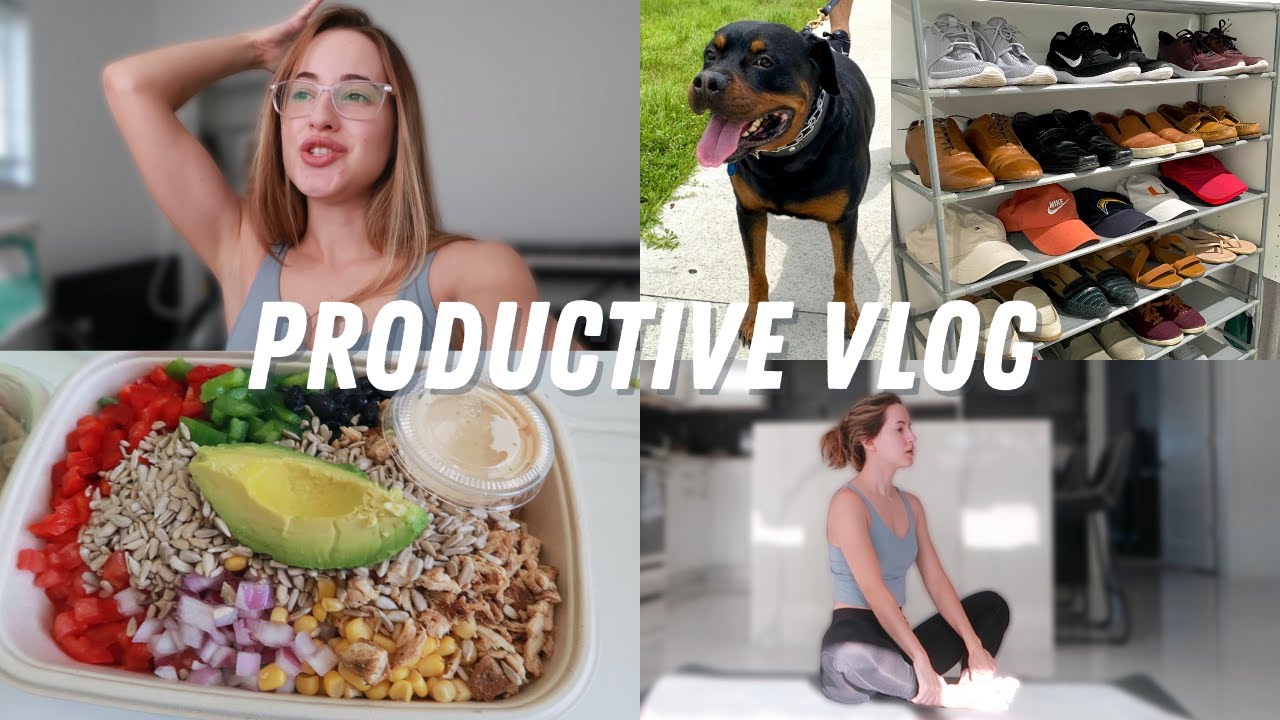 Productive Weekend in my Life | Organizing my shoes, trying Pilates, meal planning & more!