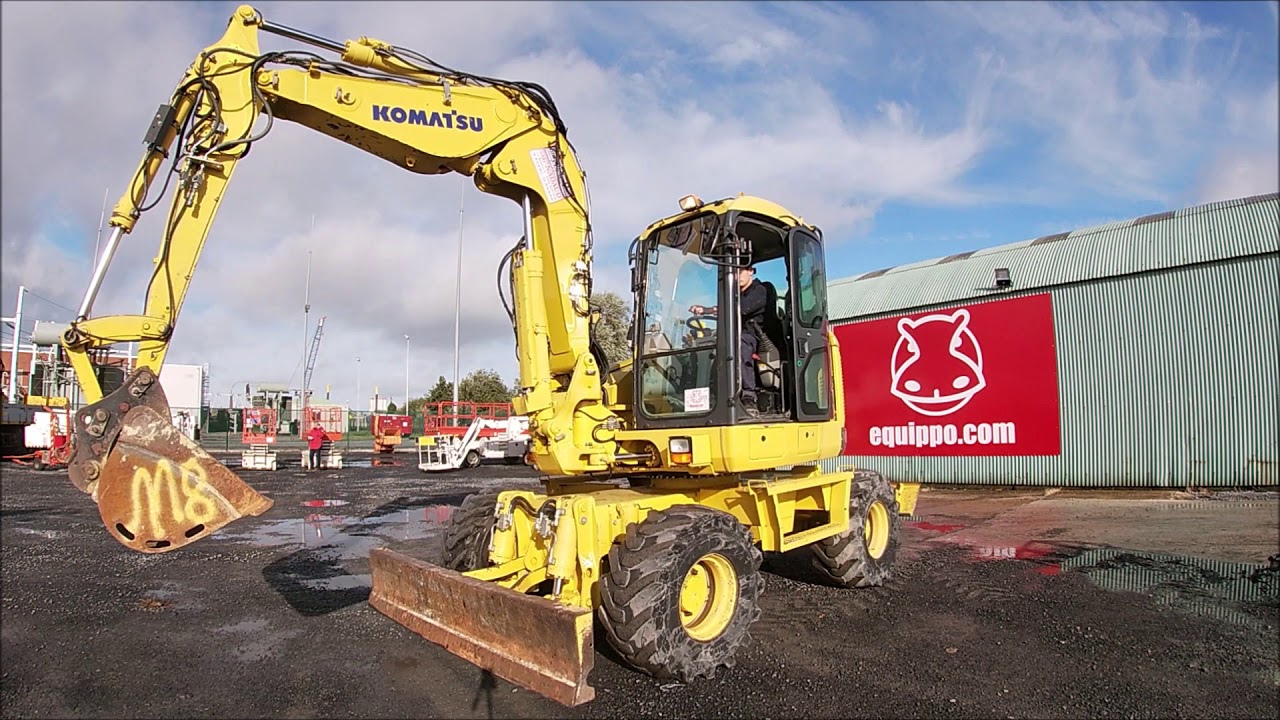 Used KOMATSU PW118 MR-8 - 2012 for sale in Auction | Wheeled excavator |equippo.com| heavy equipment