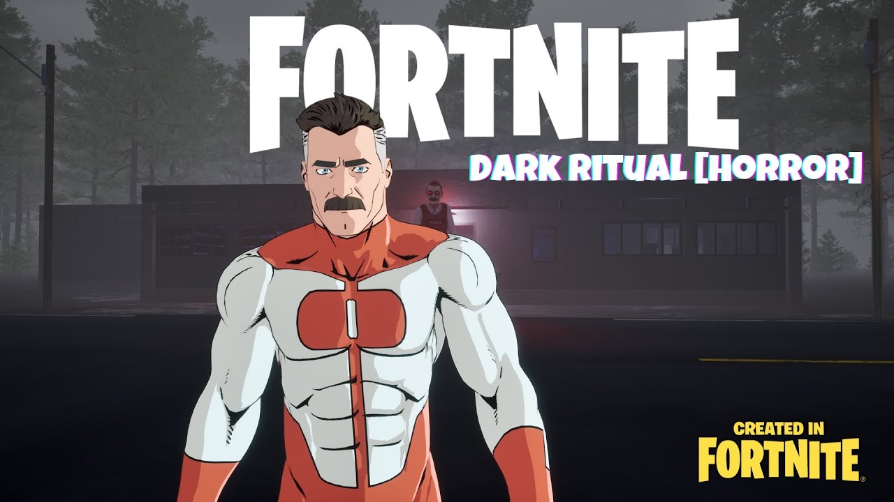 👺Fortnite Dark Ritual Horror | Exploring the Creepy Town! 💀