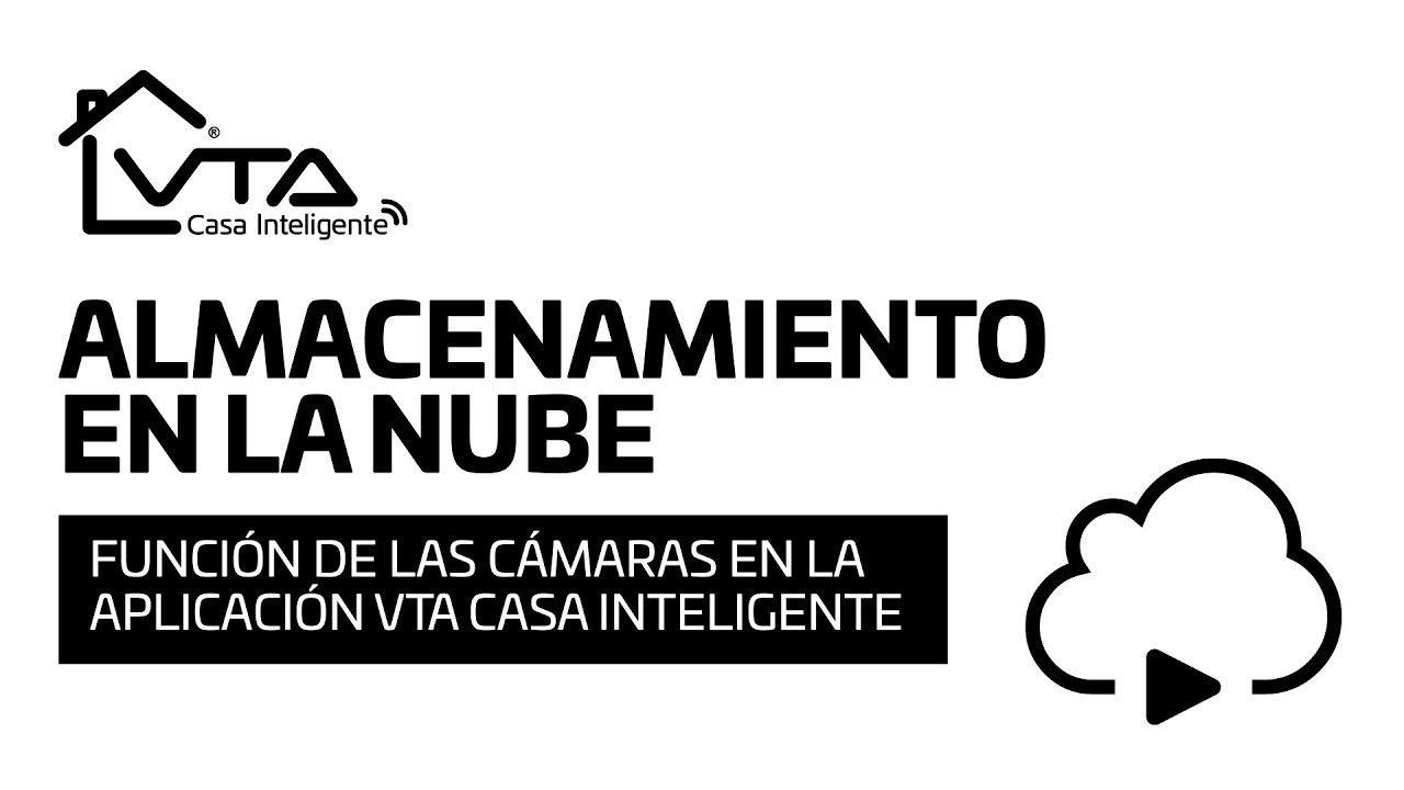 Función de ALMACENAMIENTO EN LA NUBE en la APP VTA CASA INTELIGENTE | CLOUD STORAGE de las cámaras
