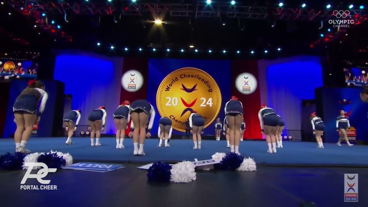 Team Slovenia All Girl Elite ICU World Cheerleading Championship 2024 Finals