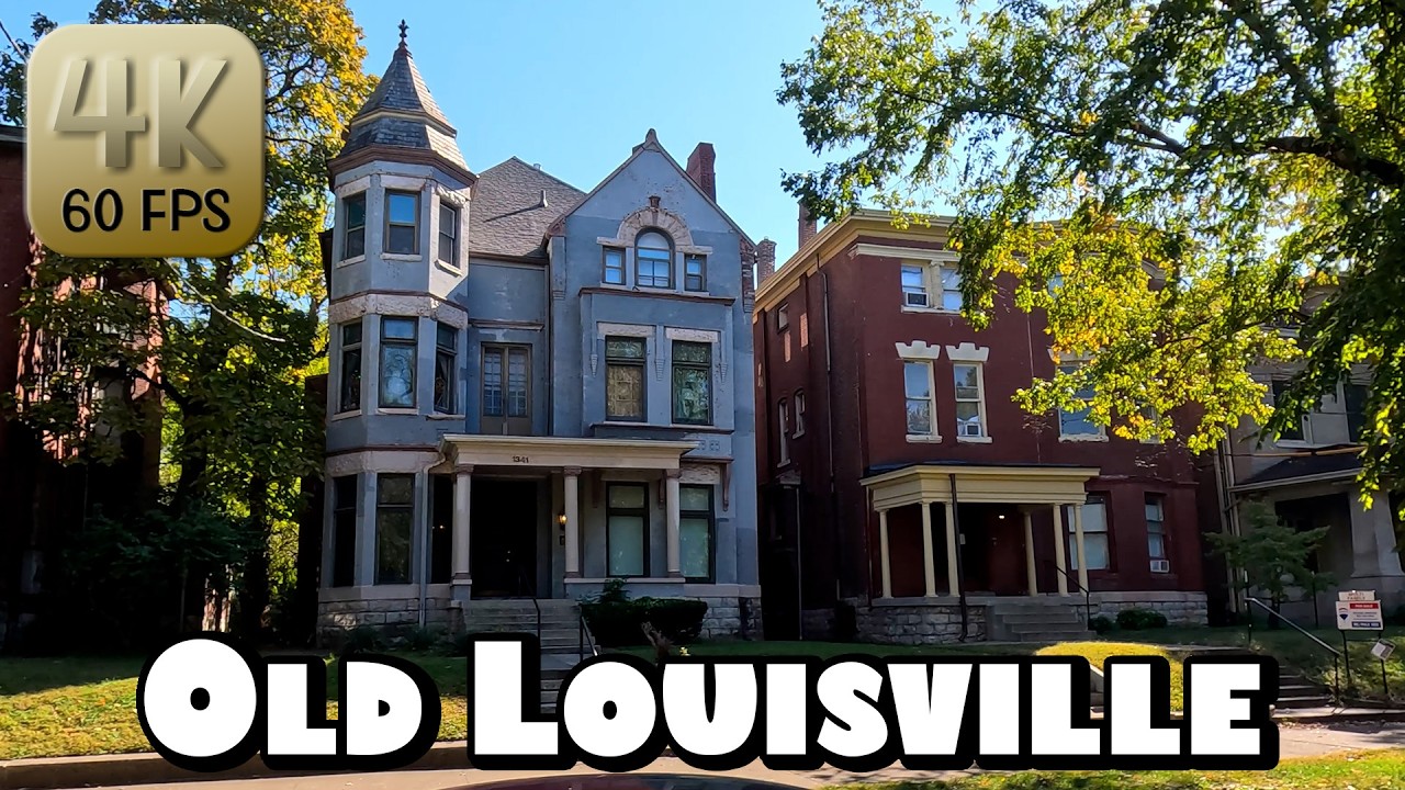 Driving Around Stunning Historic Neighborhood 