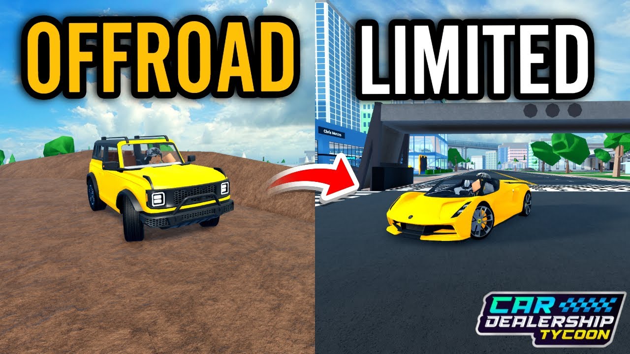 NEW OFFROAD EVENT + LIMITED CAR!! (Car Dealership Tycoon)