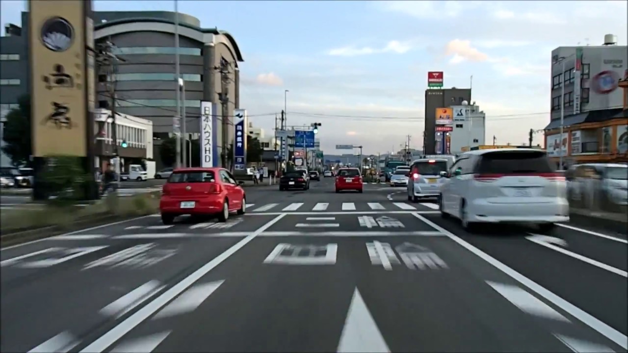 国道8号線　福井市郊外エルパ ⇒ 越前市 (旧武生市)　2倍速
