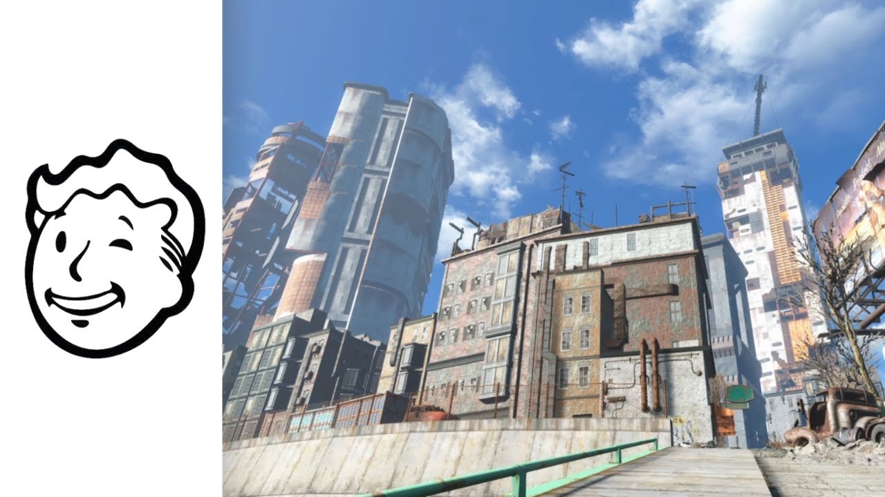 Fallout 4 Ambience: Boston Downtown Atmospheres