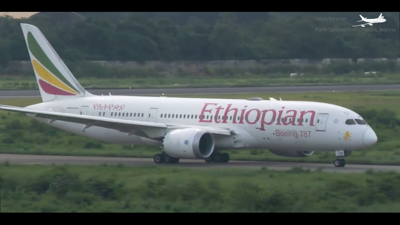 Boeing 787 747 777 Landings at Dhaka Airport