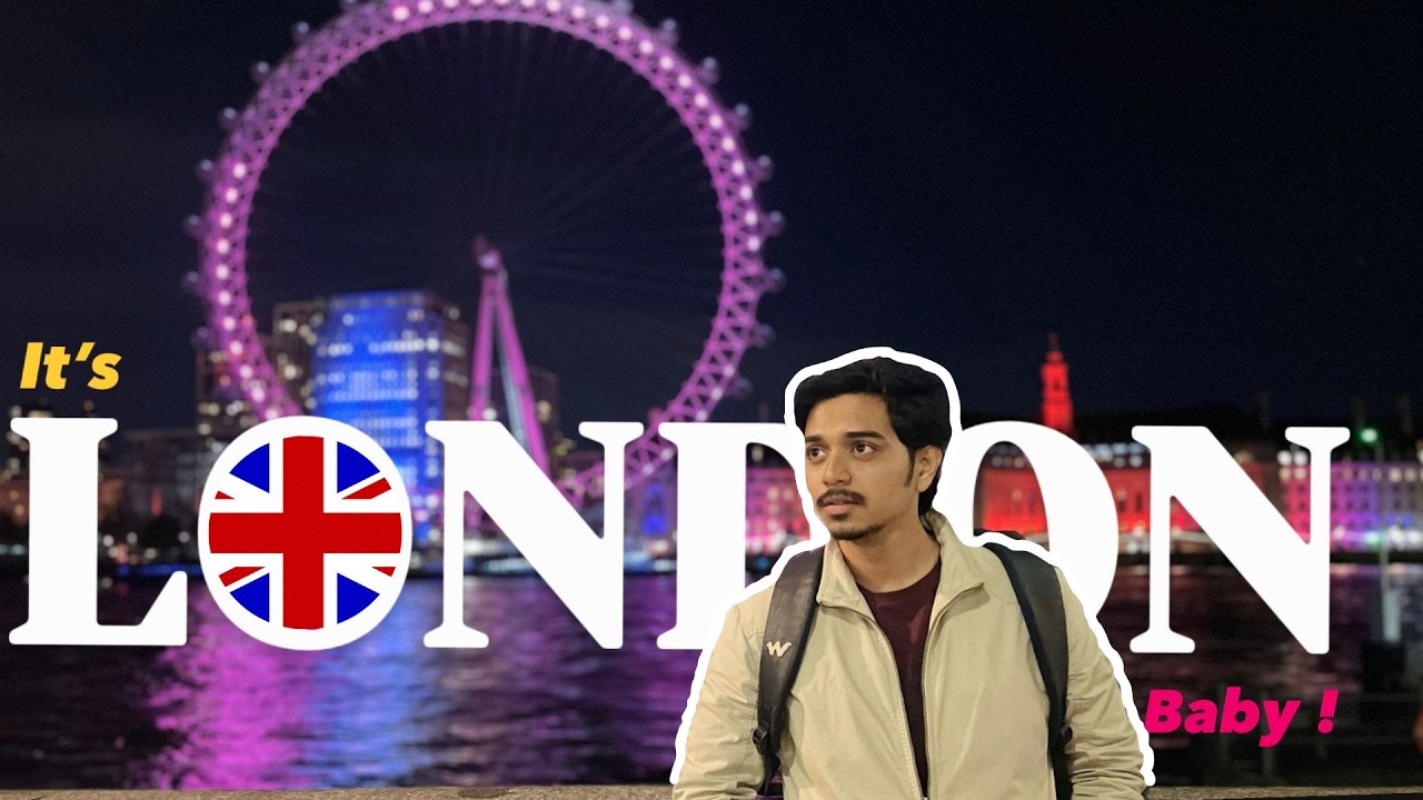 IIT MADRAS Sponsored my UK Trip | Day 7 - LONDON | Kaustubh Kasle Vlogs