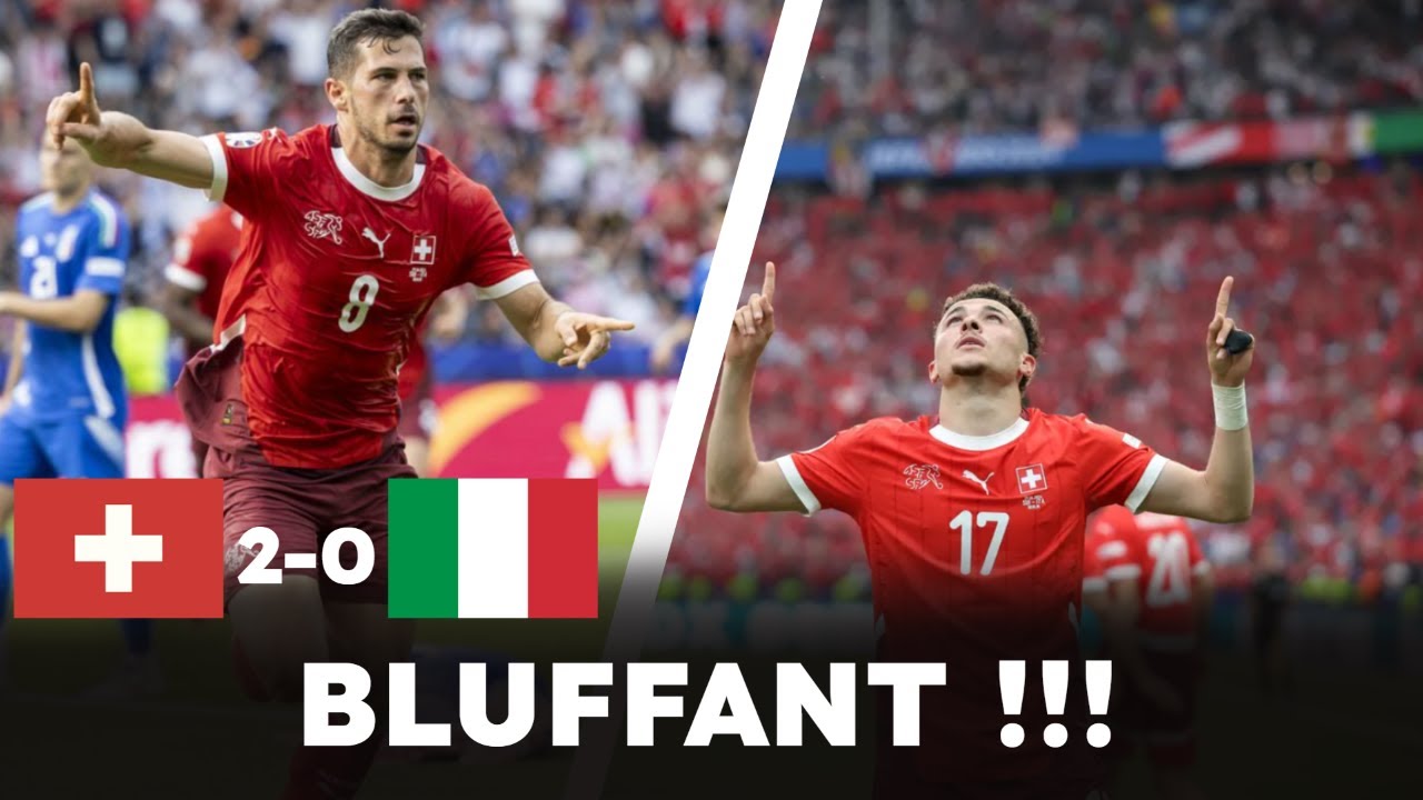 🤯 LA SUISSE DÉTRUIT L'ITALIE ET FILE EN QUART DE FINALE !!! ( Analyse Suisse - Italie 2-0)