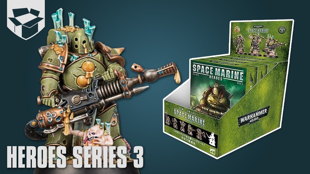 Анбоксинг - Вскрываем дисплей Death Guard'а!