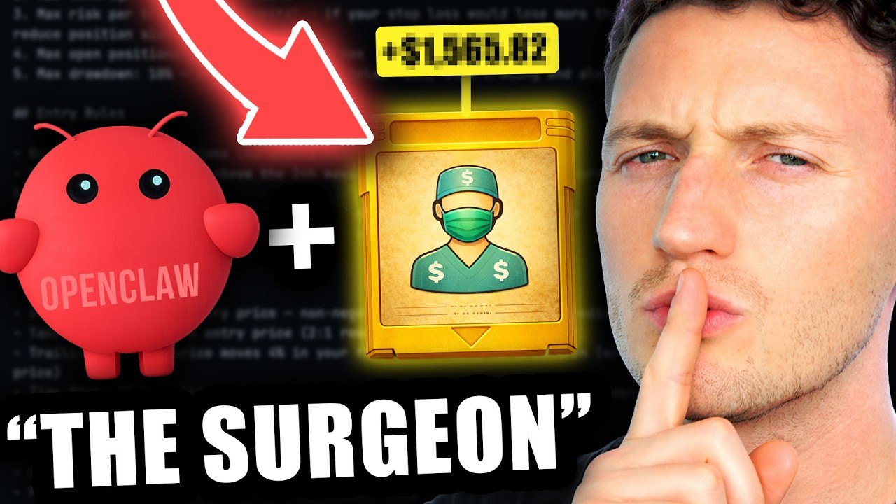 I found the most INSANE openclaw trading bot strategy... (so consistent!)