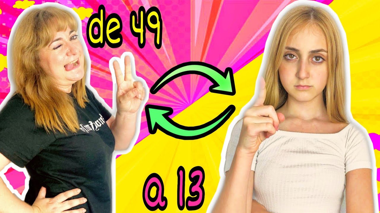 INTERCAMBIO DE CUERPO por 24 HORAS 😱 CAMBIO de VIDA CON MI MADRE | UN DÍA SIENDO LA OTRA