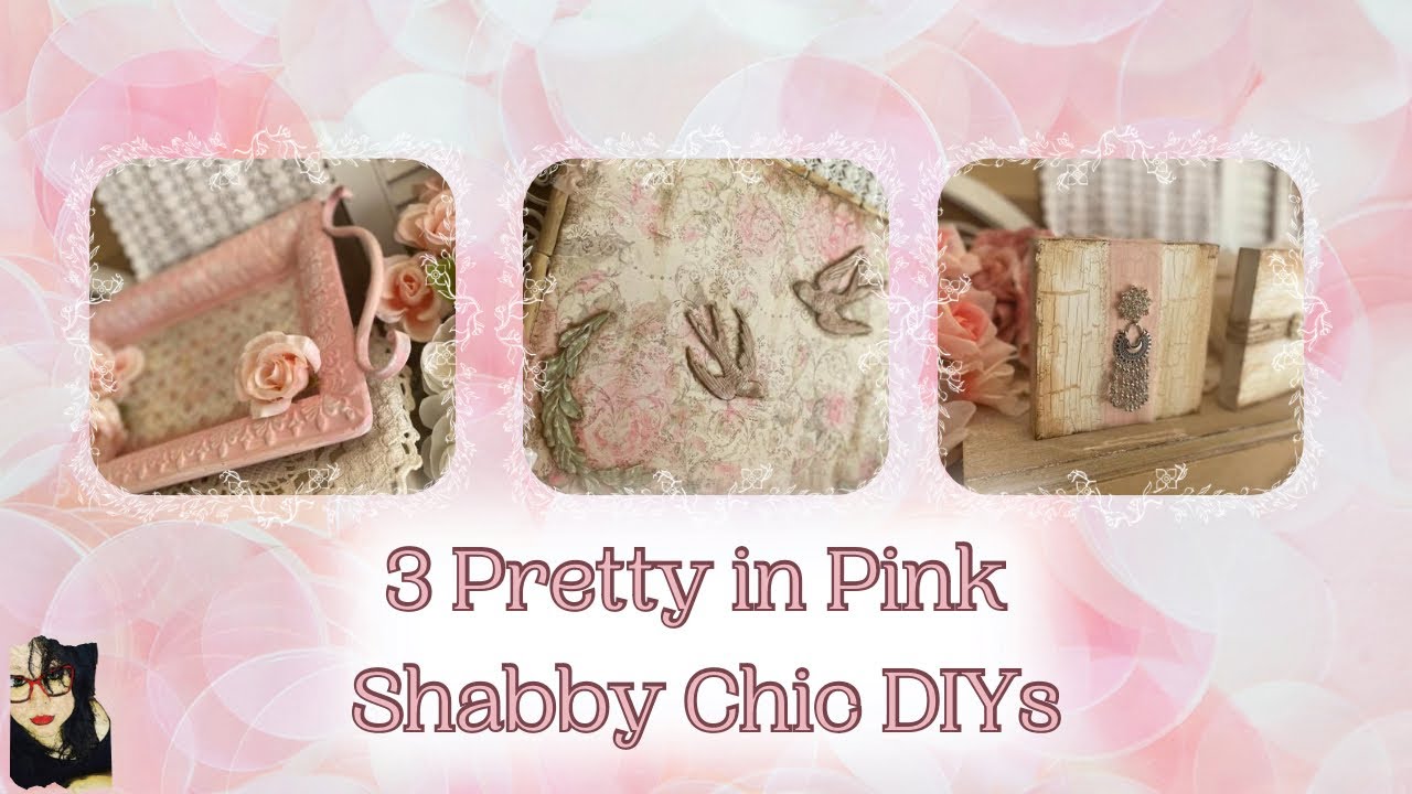 3 Pretty in Pink Shabby Chic DIYS #craftyourstashcollab #shabbychic #homedecor #doityourself #diy