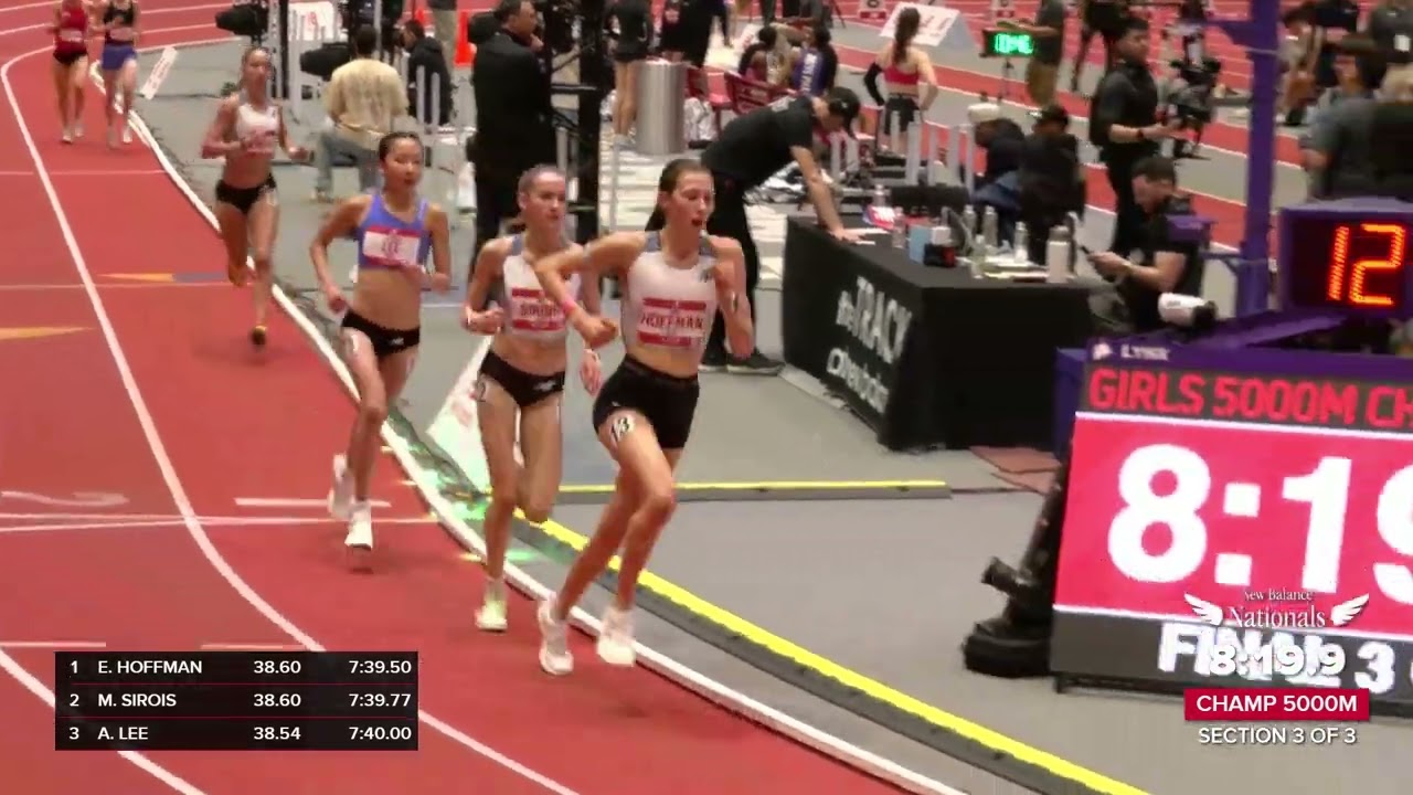 Girls 5000m Championships Section 3 - New Balance Nationals Indoor 2026 [Full Race Replay]