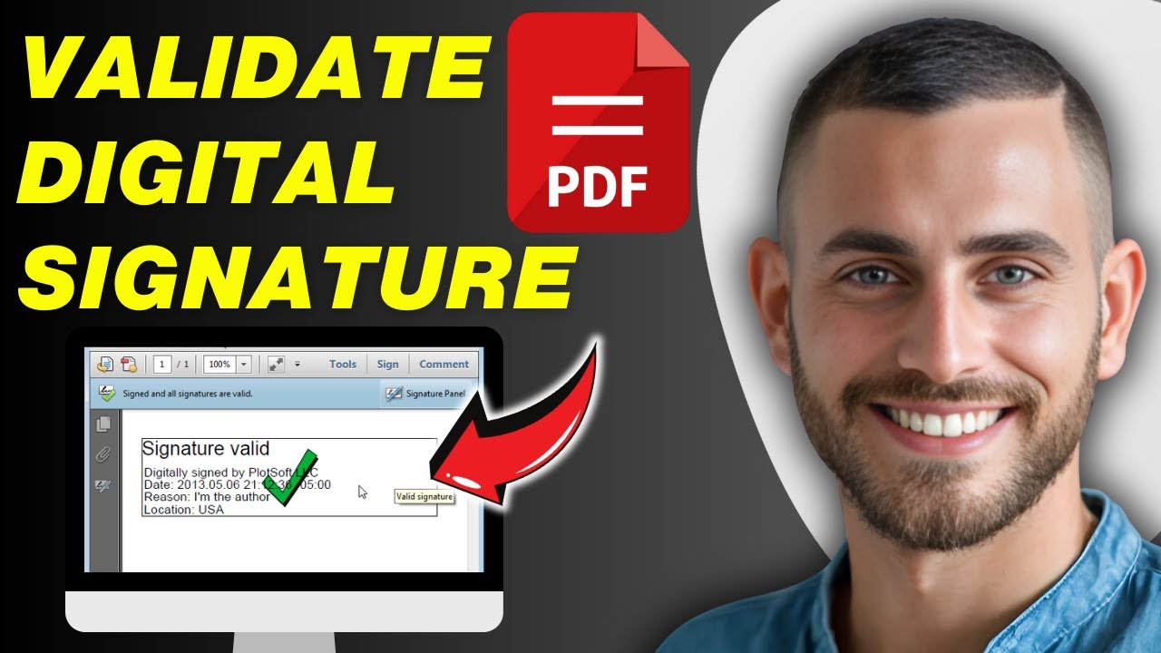 Как проверить цифровую подпись в PDF-файле и поделиться им | Простое руководство