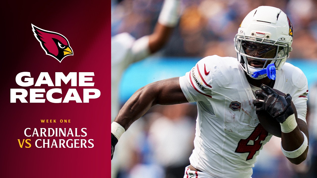 Arizona Cardinals vs Los Angeles Chargers | WEEK 1 Highlights