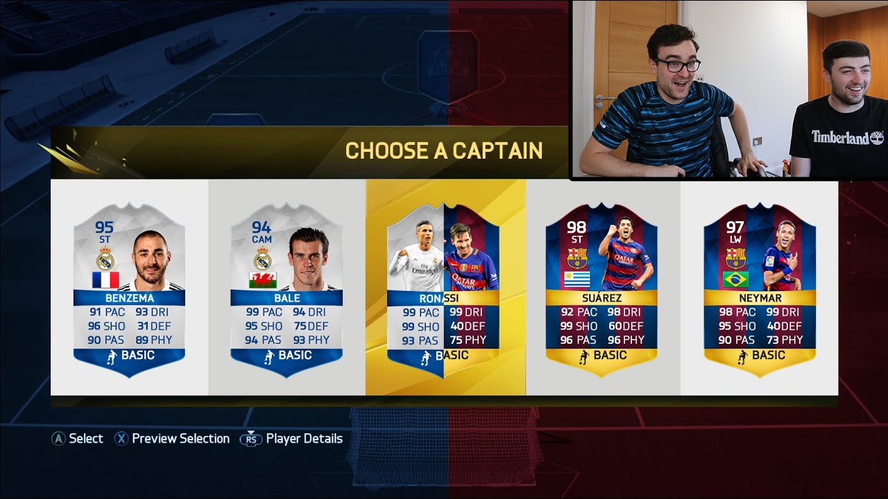 MESSI VS RONALDO FUT DRAFT!!!