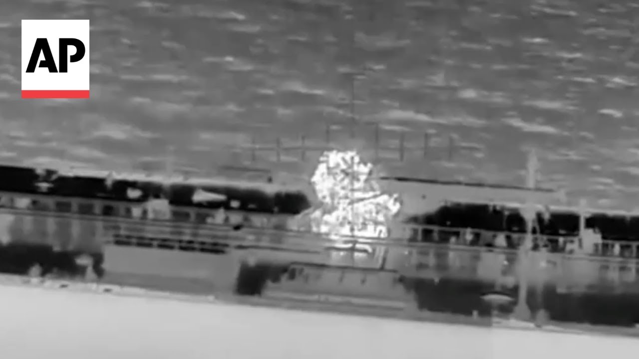 Ukraine claims it hit Russia shadow fleet tanker in Mediterranean Sea