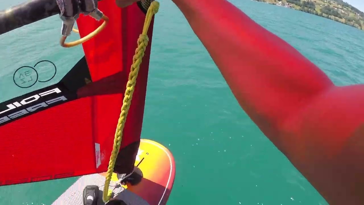 EPIC Windsurf Foil Session in NO WIND