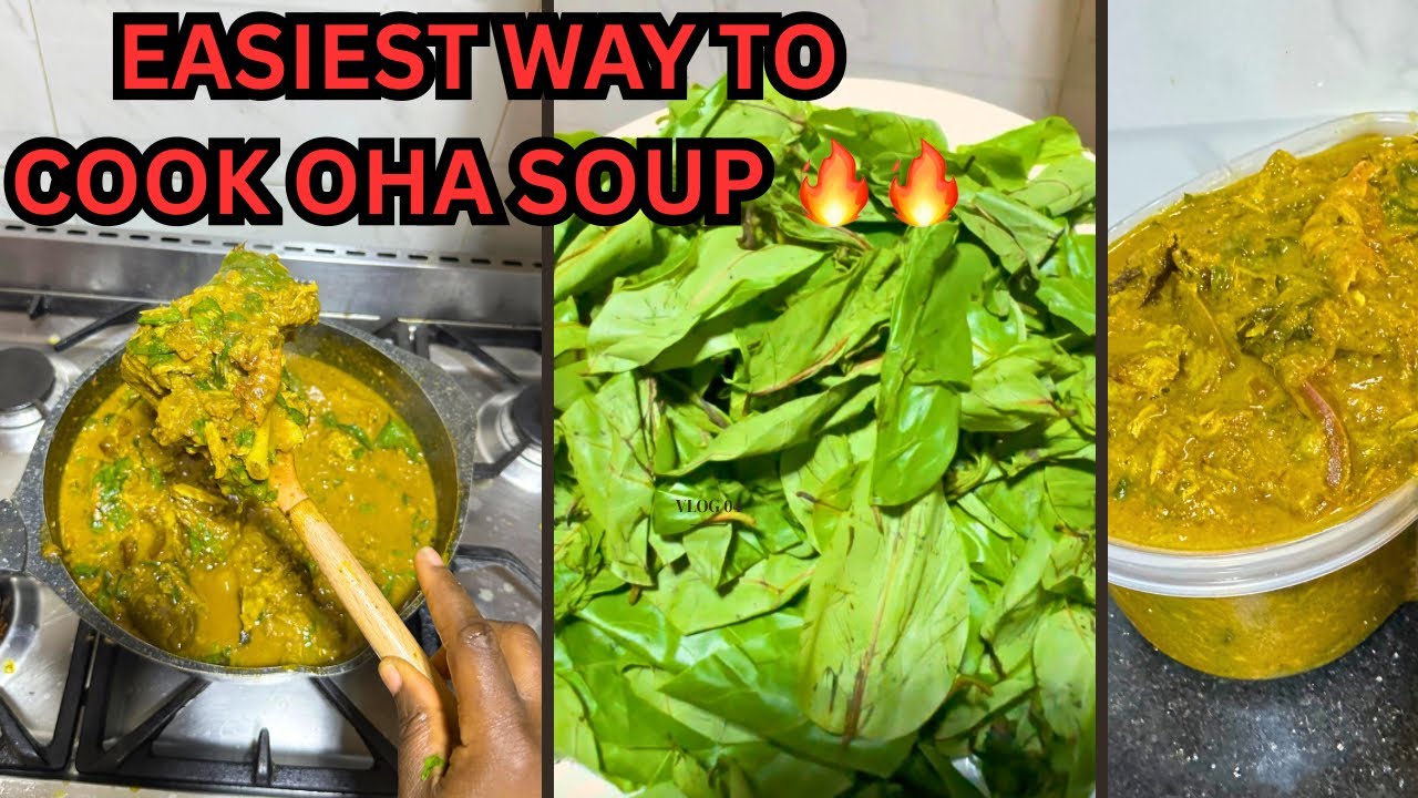 HOW TO COOK OHA SOUP IN 6 mins‼️💣(for busy people)