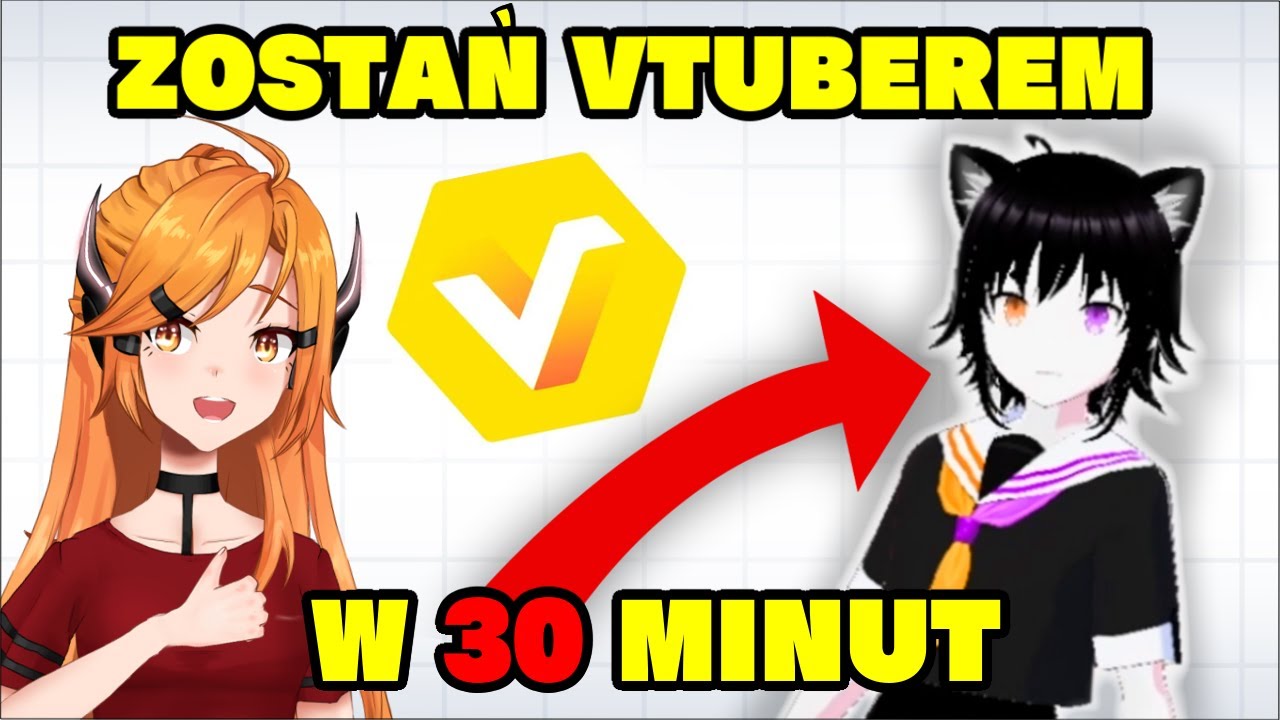 ZOSTAŃ VTUBEREM w 30 MINUT | Vroid studio TUTORIAL