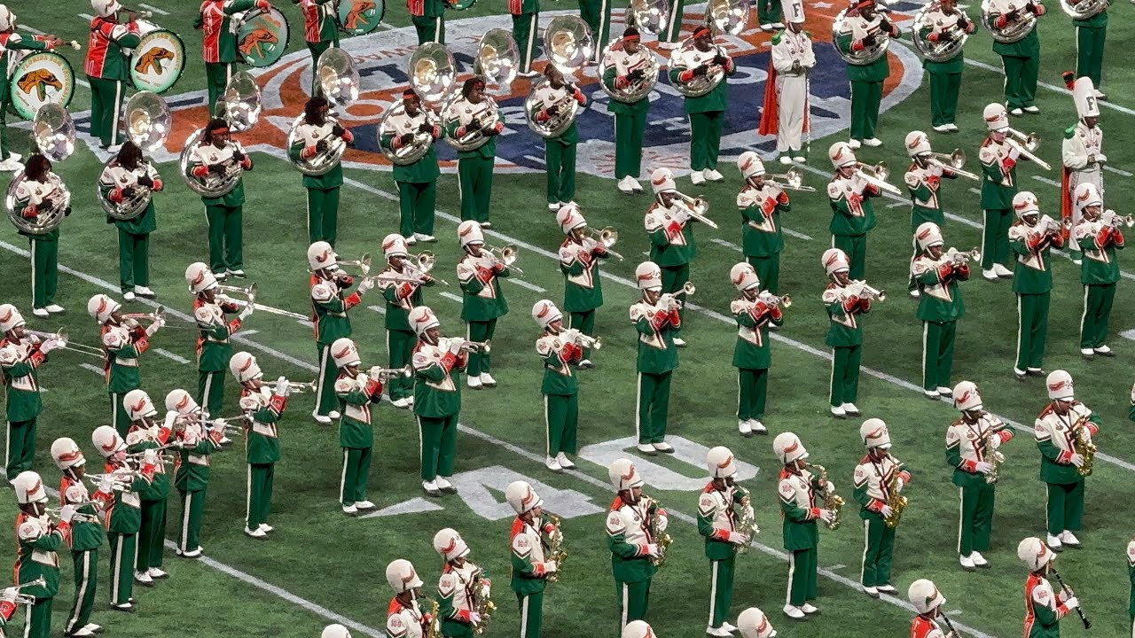 FAMU Marching 100 Halftime Show The Celebration Bowl at Mercedes Benz Stadium…..