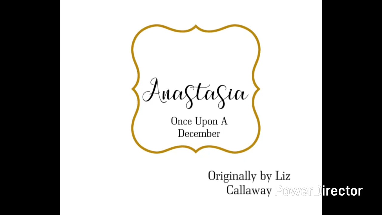 Once Upon A December_Anastasia Cover