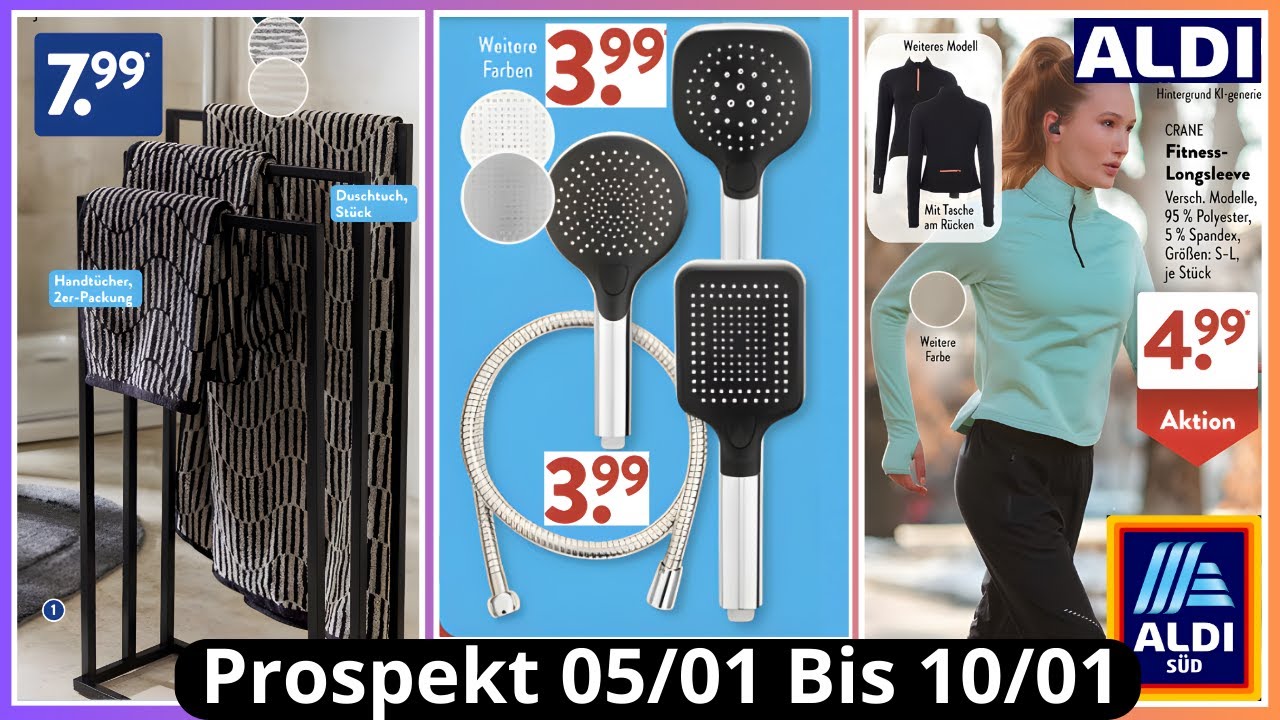 ALDI S&Uuml;D Prospekt der Woche | Angebote ab 05/01/2026 BIS 10/01/2026  Rabatt Deals DE #katalog #aldi