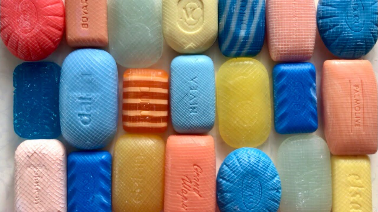 Soap CUBES | Set Orange-Blue soaps* Satisfying  video # 258