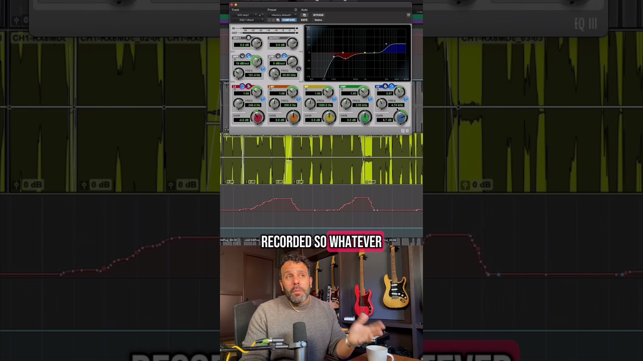Mixing vocals with @avid.protools stock plugins #vocalmixing #protools #mixingengineer