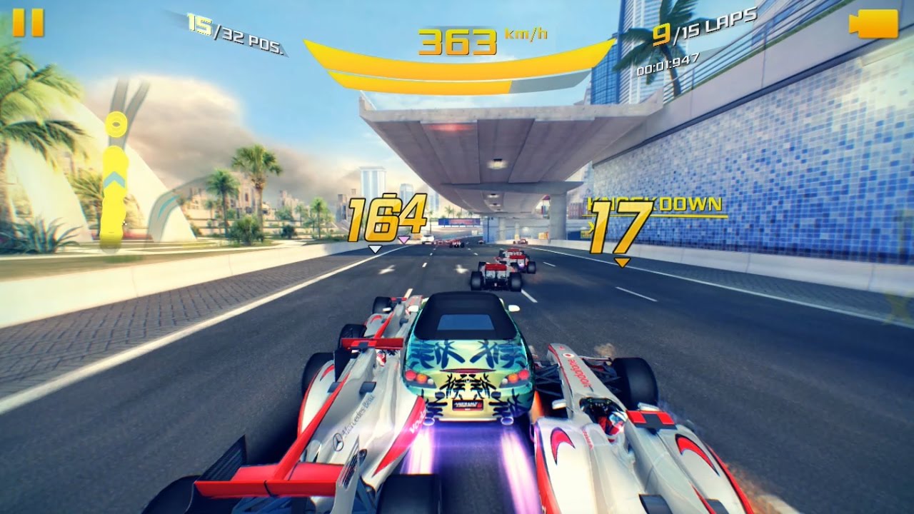 Asphalt 8 Honda S2000 vs McLaren MP4-25 32 Racers 15 Laps