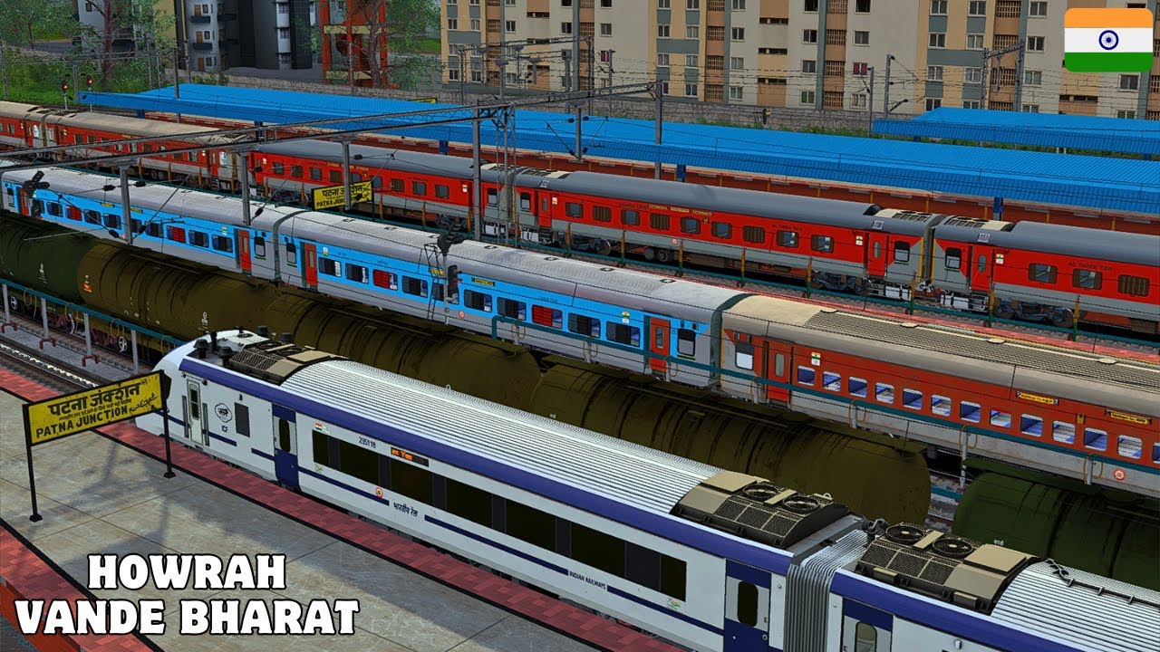 Howrah Vande Bharat Express Journey In Train Simulator Classic || Indian Railways || Pc Gameplay 