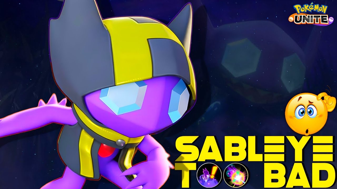 THIS SABLEYE BUILD IS TOO BAD BUT ONLY FOR ENEMIES 😁 | POKEMON UNITE