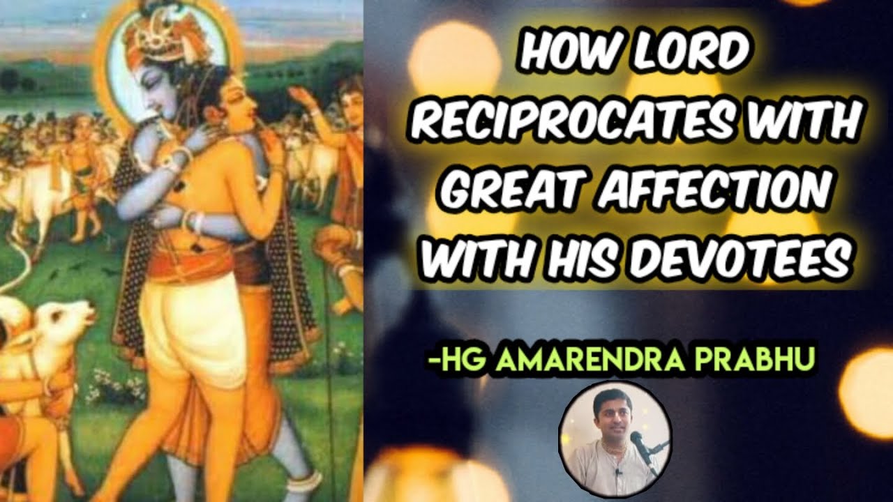 How lord reciprocates with love with his devotees-A true story||HG Amarendra Prabhu#Amarendraprabhu
