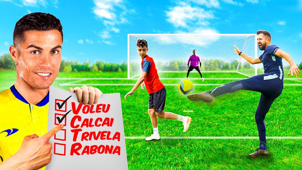 DAU CATE 1 GOL IMPOSIBIL CA RONALDO 😱