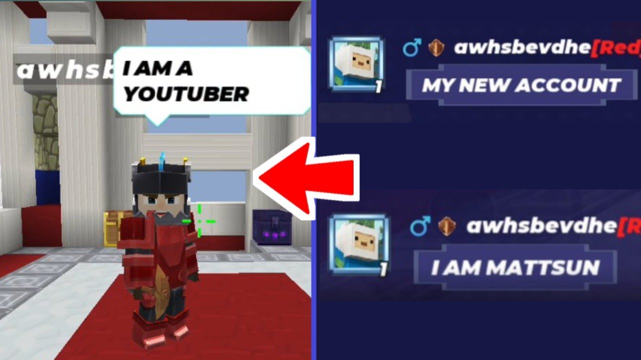 I Met MATTSUN in his New Account (Blockman Go)
