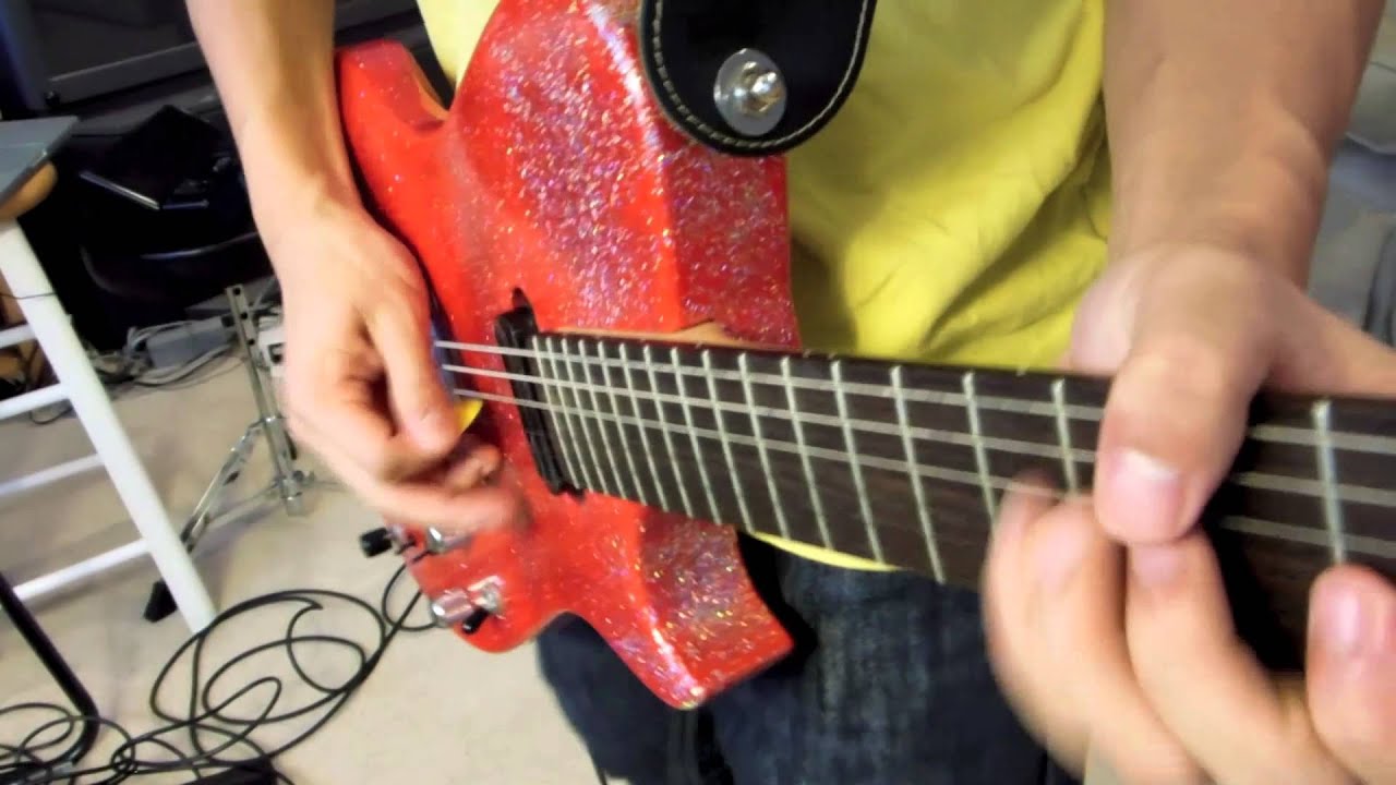 Plug in Baby [Muse HD Guitar Cover] - Manson Red Glitter/Glitterati Replica