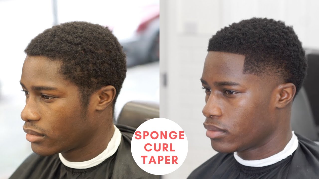 How To: Do an Afro Sponge Curls Taper Fade, Birthday Haircut!