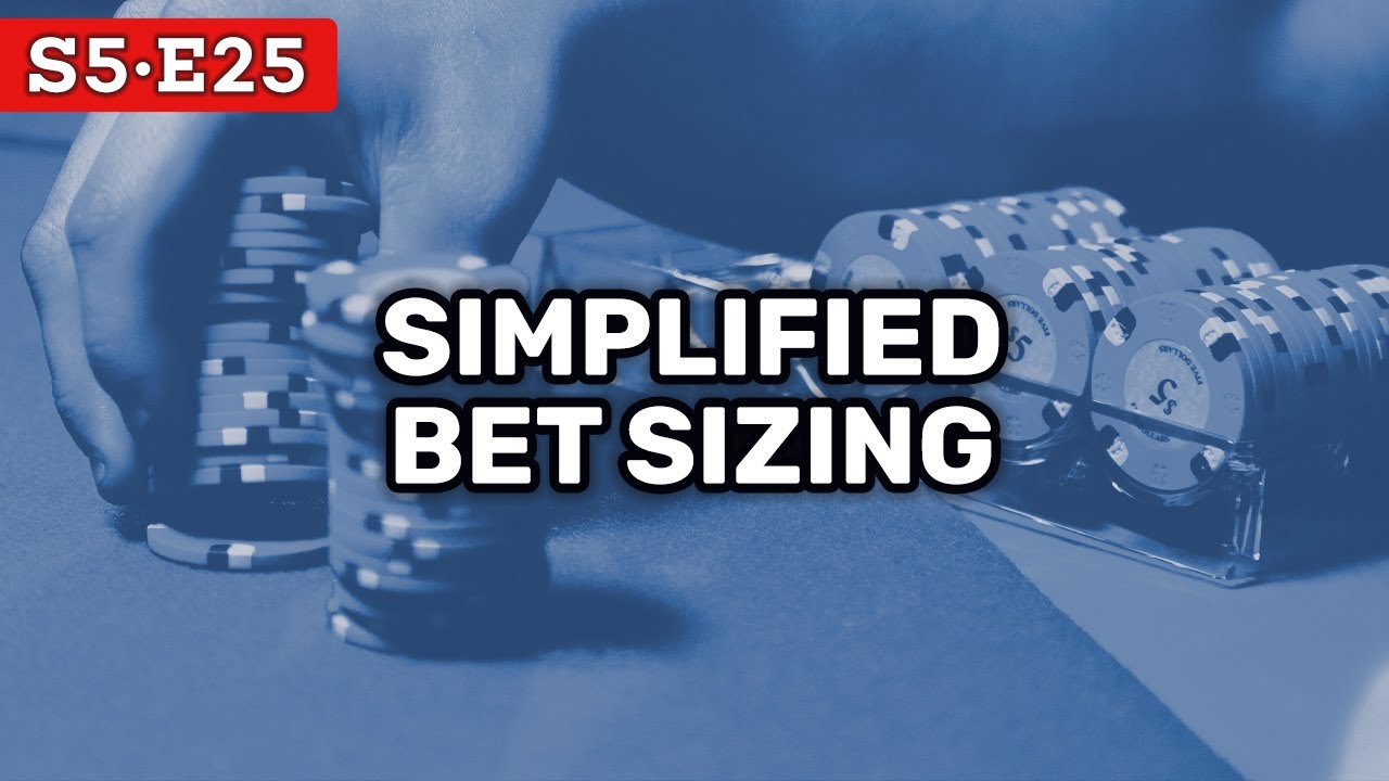 The Most Simple Poker BET SIZING Framework | Red Chip S5E25