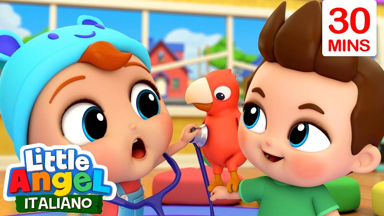 Che Lavoro Fanno i Tuoi Genitori? | Cartoni Animati con Gianni Piccino - Little Angel Italiano