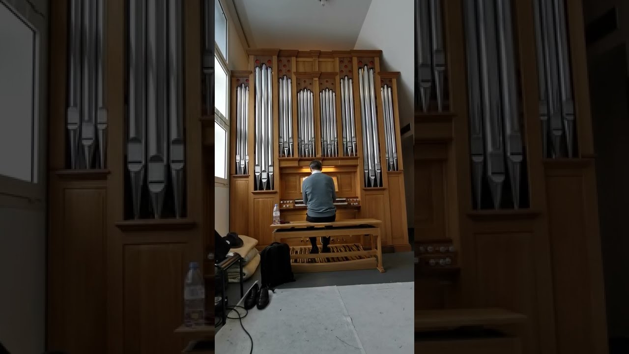 Olivier Latry à l'orgue du cnsm Paris