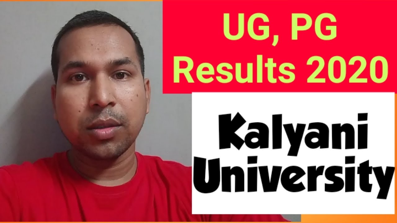 Kalyani University UG & PG Examination 2020 Results