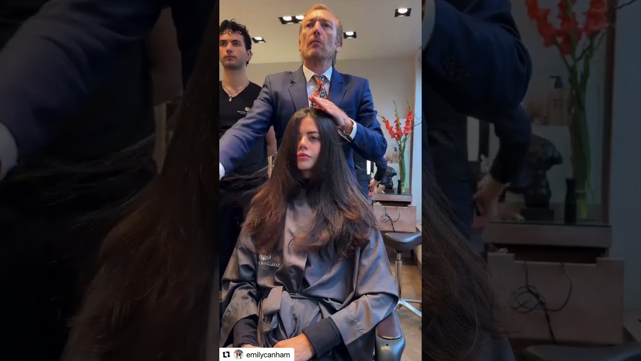 The Diamond Dry Cut at Michael Van Clarke  #dryhaircut  #haircut