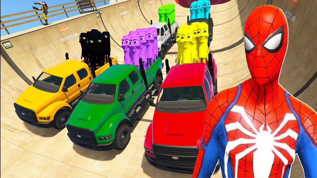 INSANE GTA 5 Truck & Car Stunts Gone WRONG