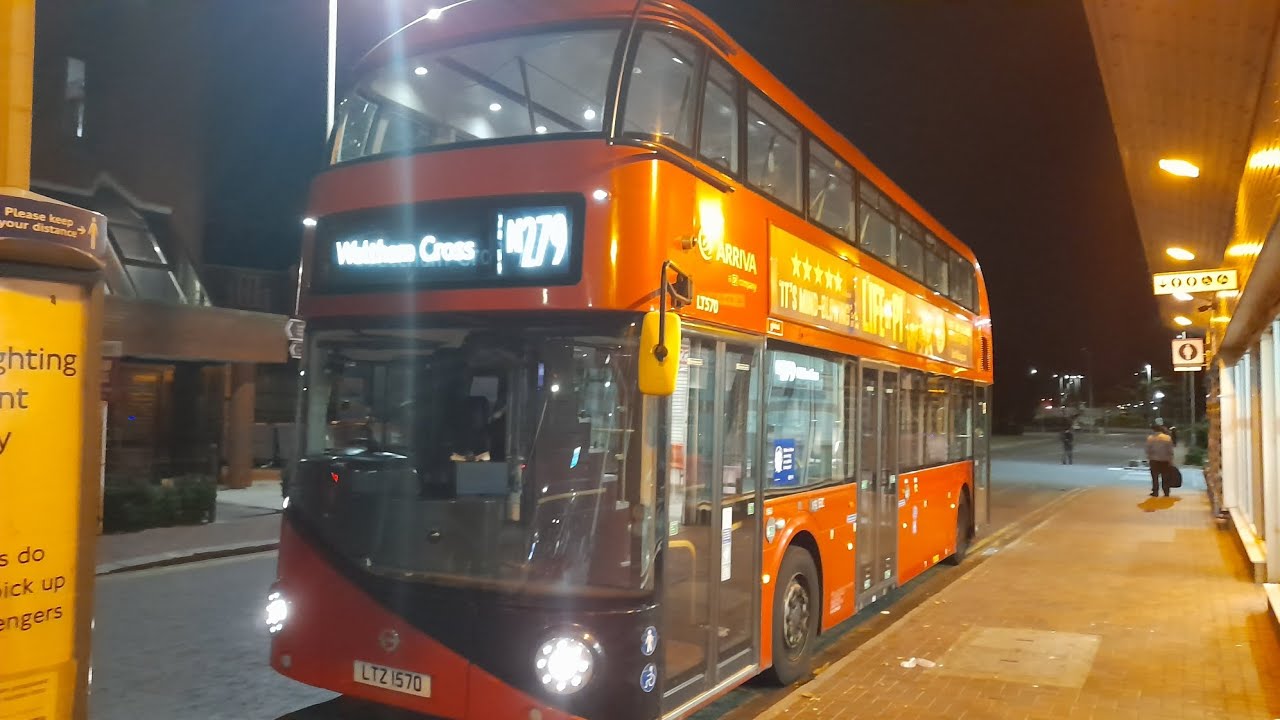 Full Route Visual | London Bus Route N279 | Trafalgar Square - Waltham Cross | LTZ1570 - LT570
