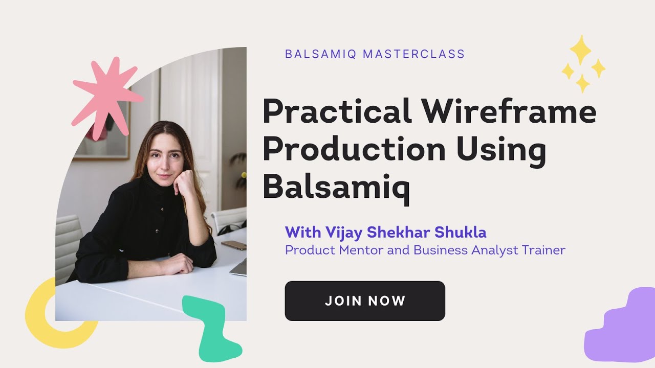 Wireframe Production Using Balsamiq| Vijay S Shukla | qbi.in | Free UI /UX Training  |Balsamiq
