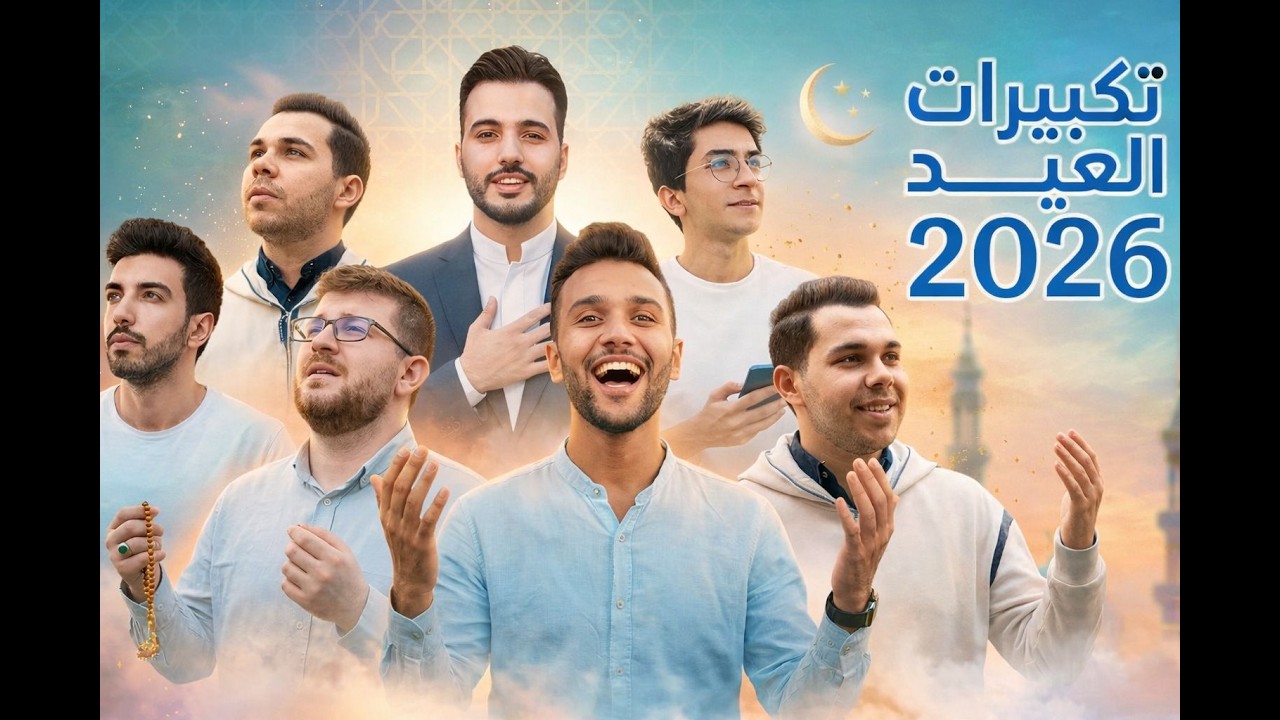 تكبيرات العيد كاملة بصوت مجموعة منشدين | جودة عالية HD