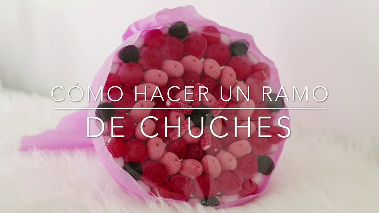 Cómo hacer paso a paso un ramo de chuches sin gluten y sin lactosa